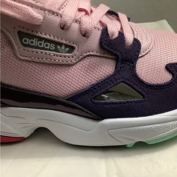 Adidas Falcon Low-Top Sneakers Purple Pink Size 8 - Picture 9 of 10